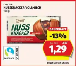Hofer CHOCEUR NUSSKNACKER VOLLMILCH Angebot