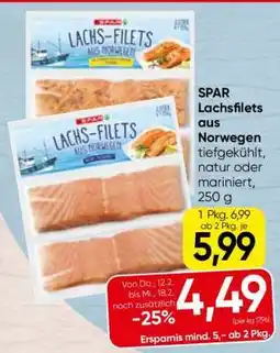 Spar SPAR Lachsfilets aus Norwegen Angebot