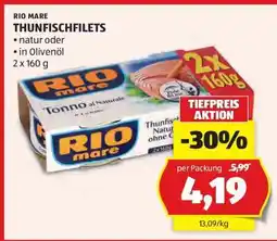 Hofer RIO MARE THUNFISCHFILETS Angebot
