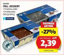 Hofer CUCINA ITAL. DESSERT Angebot