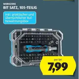 Hofer WORKZONE BIT SATZ, 105-TEILIG Angebot
