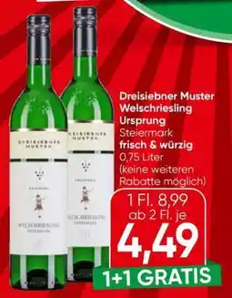 Spar Dreisiebner Muster Welschriesling Ursprung Angebot