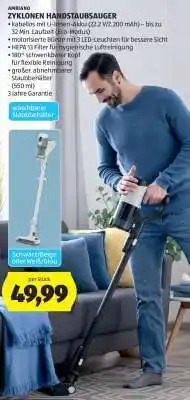 Hofer ZYKLONEN HANDSTAUBSAUGER Angebot