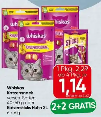 Spar Whiskas Katzensnack Angebot
