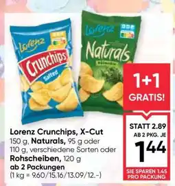 Maximarkt Lorenz Crunchips, X-Cut Angebot