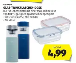 Hofer GLAS-TRINKFLASCHE/-DOSE Angebot