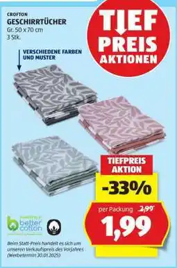 Hofer CROFTON GESCHIRRTÜCHER Angebot