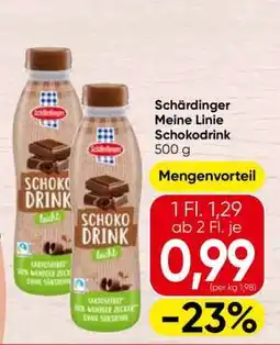 Spar Schärdinger Meine Linie Schokodrink Angebot