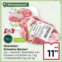 Maximarkt Oberösterr. Schweins-Backerl Angebot