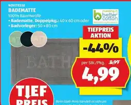 Hofer NOVITESSE BADEMATTE Angebot