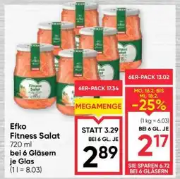 Maximarkt Efko Fitness Salat Angebot