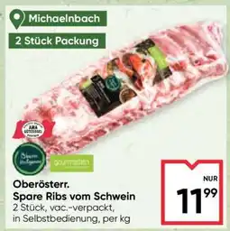 Maximarkt Oberöster. Spare Ribs vom Schwein Angebot