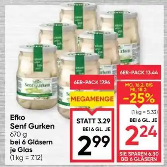 Maximarkt Efko Senf Gurken Angebot