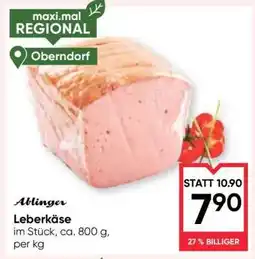 Maximarkt Ablinger Leberkäse Angebot