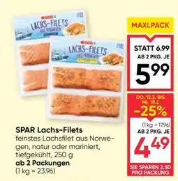 Maximarkt SPAR Lachs-Filets Angebot