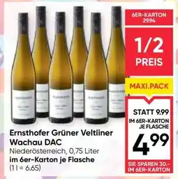 Maximarkt Ernsthofer Grüner Veltliner Wachau DAC Angebot