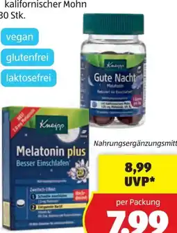 Hofer Kneipp Melatonin plus Angebot