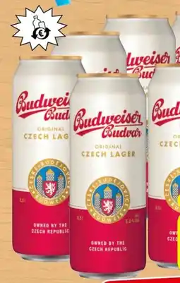 Spar Budweiser Budvar (CZ) Czech Lager Original Angebot