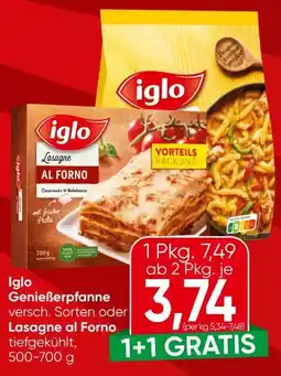 Spar Iglo Genießer-Pfanne Angebot