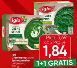 Spar Iglo Cremespinat Angebot