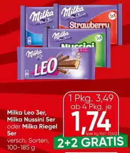 Spar Milka Riegel Leo Angebot