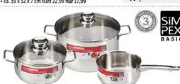 Interspar Simpex Basic Edelstahl-Töpfe Angebot