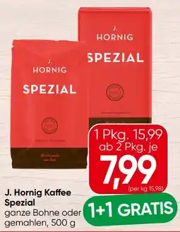 Spar J. Hornig Kaffee Spezial Angebot