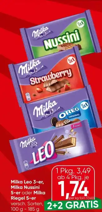 Eurospar Milka Riegel Leo Angebot