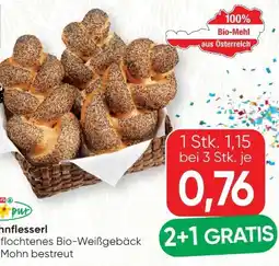 SPAR Gourmet Spar Natur pur Bio-Mohnflesserl Angebot