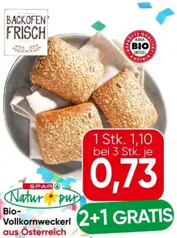 Eurospar Spar Natur pur Bio-Vollkornweckerl Angebot
