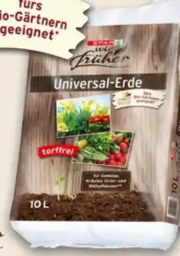 Interspar SPAR wie früher Universalerde Angebot