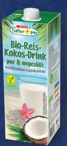 SPAR Gourmet Spar Natur pur Bio-Reis-Kokosdrink Angebot