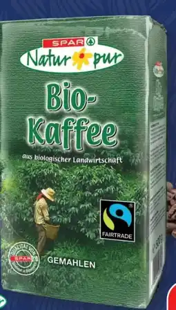 SPAR Gourmet Spar Natur pur Bio-Kaffee Angebot