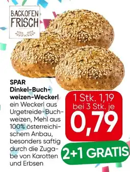 Eurospar Spar Dinkel-Buchweizen-Weckerl Angebot