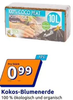 Action Kokos-Blumenerde Angebot
