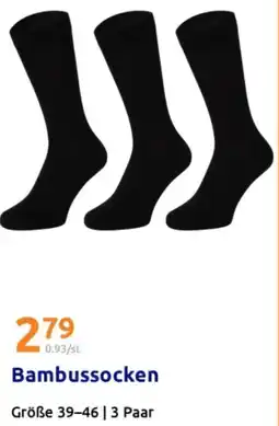 Action Bambussocken Angebot