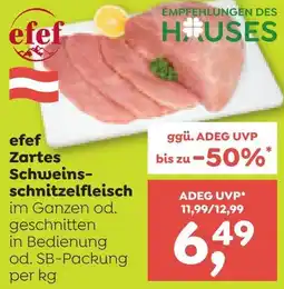 ADEG efef Zartes Schweins- schnitzelfleisch Angebot