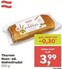 ADEG Thurner Nuss-od. Mohnstrudel Angebot