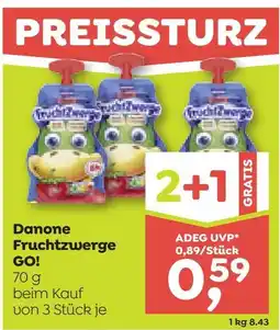 ADEG Danone Fruchtzwerge GO! Angebot