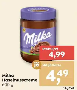 ADEG Milka Haselnusscreme Angebot