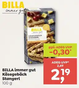 ADEG BILLA immer gut Käsegebäck Stangerl Angebot