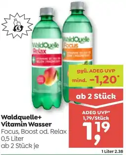 ADEG Waldquelle+ Vitamin Wasser Angebot