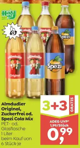 ADEG Almdudler Original, Zuckerfrei od. Spezi Cola Mix Angebot
