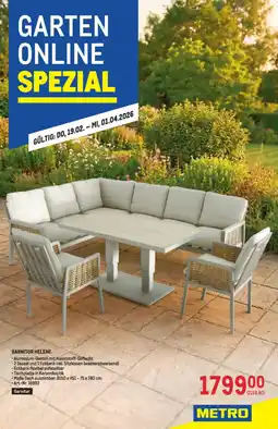 Metro Garnitur helene Angebot