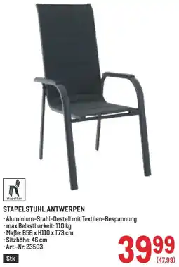 Metro Stapelstuhl antwerpen Angebot
