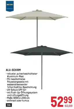Metro Alu schirm Angebot