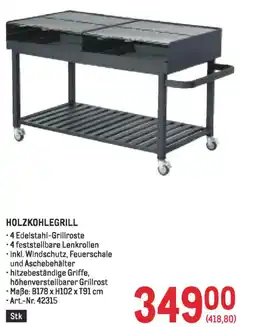 Metro Holzkohlegrill Angebot