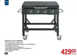 Metro Gasgrillplatte 4 brenner Angebot