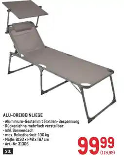 Metro Alu dreibeinliege Angebot