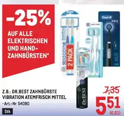 Metro Z.b.: dr.best zahnbürste vibration atemfrisch mittel Angebot